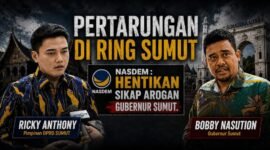 Gubernur Sumut Bobby Nasution VS PImpinan DPRD Sumut Ricky Anthony.