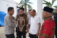 Kapolres Langkat AKBP Hannry PH Tambunan bersilaturahmi dengan Pimpinan DPRD Sumut Ricky Anthony.