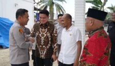 Kapolres Langkat AKBP Hannry PH Tambunan bersilaturahmi dengan Pimpinan DPRD Sumut Ricky Anthony.