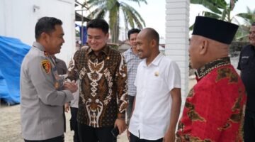 Kapolres Langkat AKBP Hannry PH Tambunan bersilaturahmi dengan Pimpinan DPRD Sumut Ricky Anthony.
